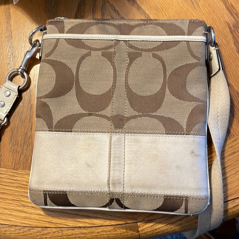 Coach cross body purse